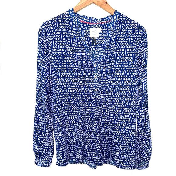 Anthropologie HD in Paris Kaveri Henley Top Size 2 - Picture 2 of 13